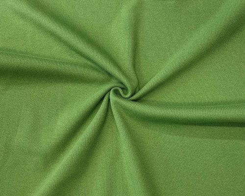 RIB knitted fabric Light green