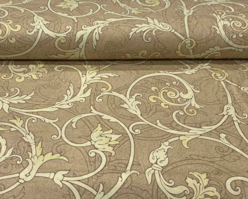 Cotton - canvas Patterns in beige