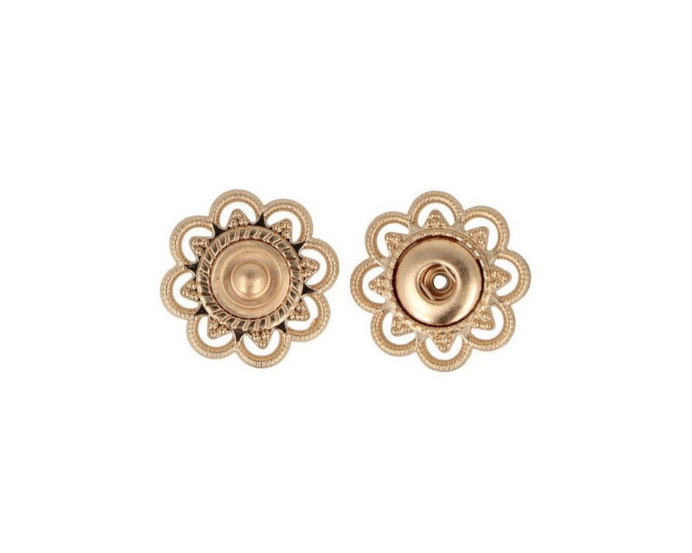 Prisiuvama dekoratyvinė spaudė 21mm Auksinė - 1