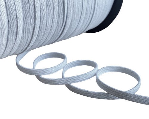 Plokščia guma 6mm Balta - 1