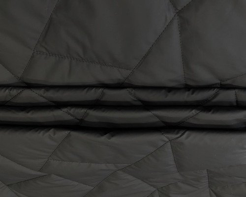 Reversible jacket fabric Black