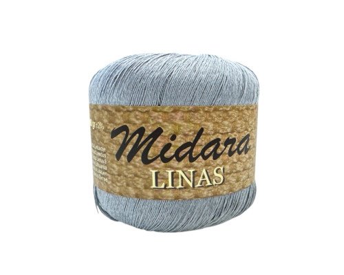 Linen yarn 100gr Grey blue 545 | 600m