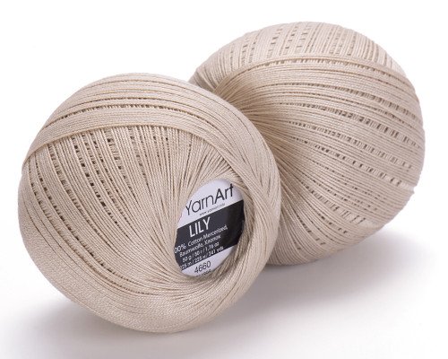 YarnArt LILY 4660 Šviesiai smėlio - 1