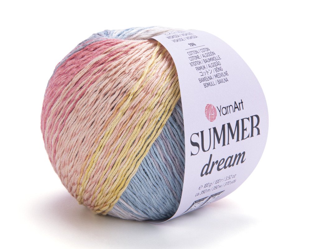 YarnArt Summer dream 4307 Meslva/persikinė - 1