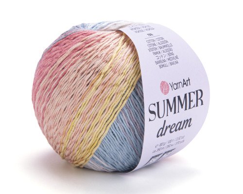 YarnArt Summer dream 4307 Meslva/persikinė - 1