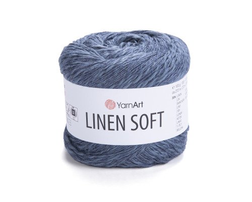 YarnArt Linen Soft 7316 Mėlyna - 1