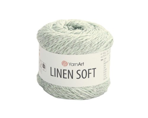 YarnArt Linen Soft 7312 Šviesiai žalia - 1