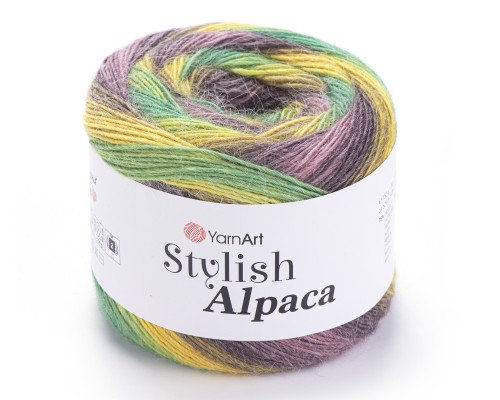 YarnArt Stylish Alpaca 7705 Yellow/green