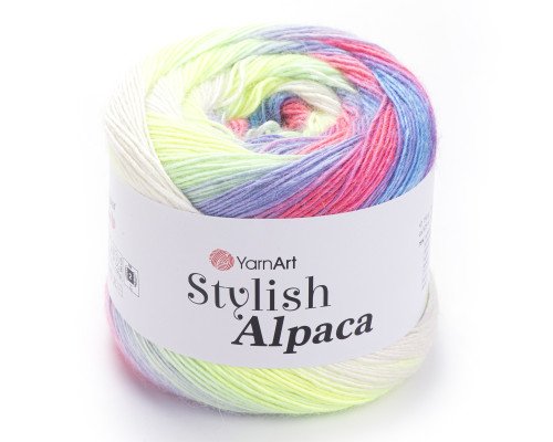 YarnArt Stylish Alpaca 7716 Bright colours
