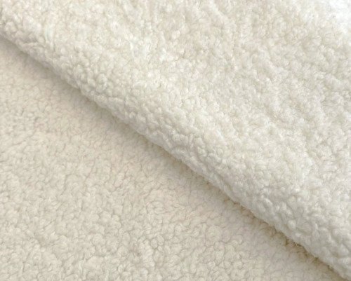 Upholstery Teddy fabric Ekru