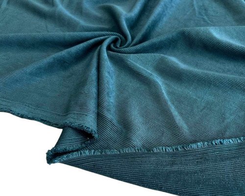 Corduroy with elastane Petrol