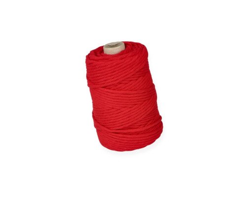 Makrame yarn 5mm 100m Red
