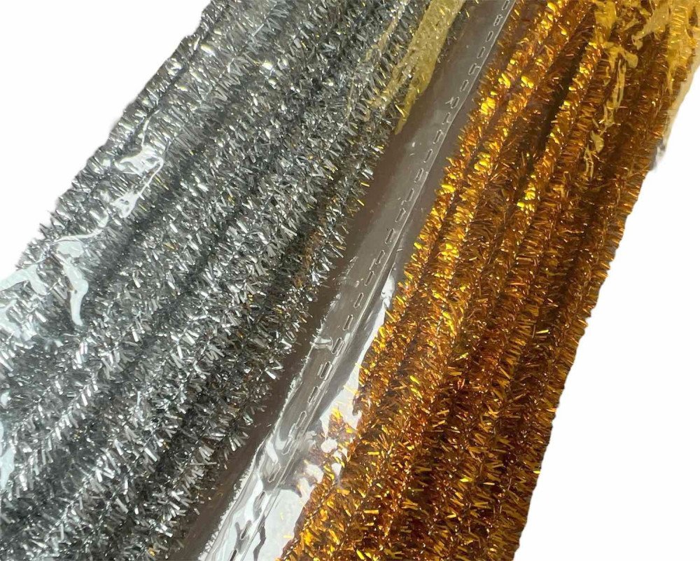 Dekoratyvinė blizgi vielutė 25vnt - 1