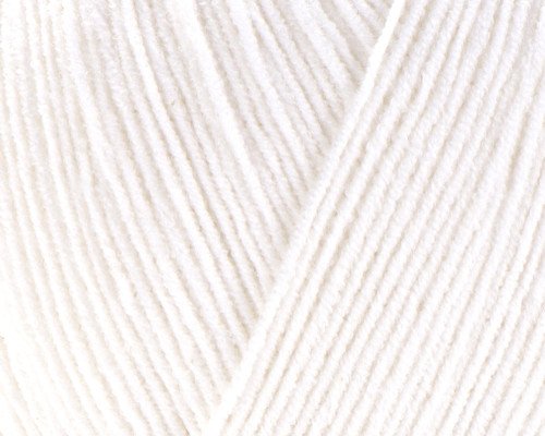 YarnArt Cotton Soft 01 Balta - 1