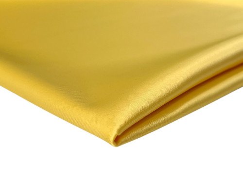Thicker satin fabric Yellow