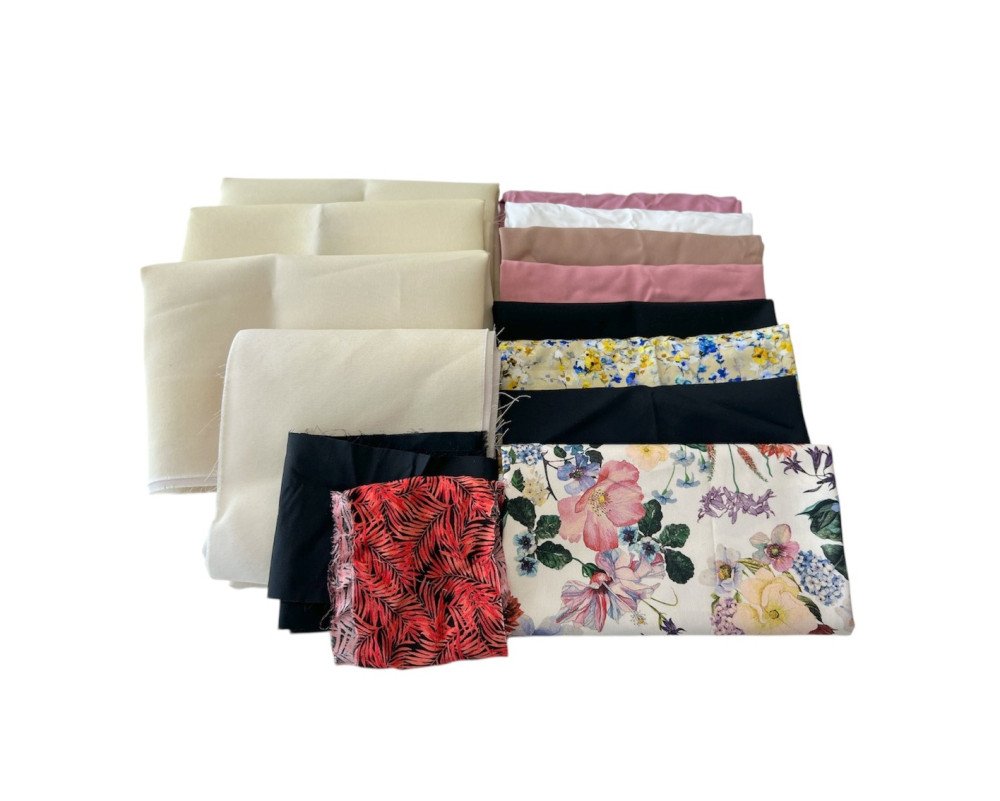 Suknelinių audinių likučių rinkinys Nr. 86 - 1