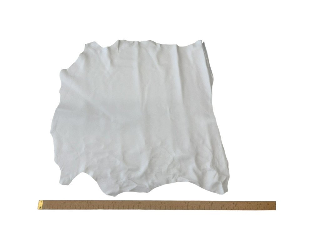 Natūrali oda rankdarbiams Balta - 1