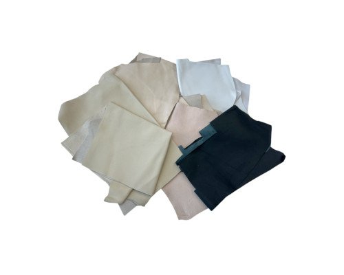 Natūralios odos atraižų rinkinys Nr.34 | 0,238kg. - 1