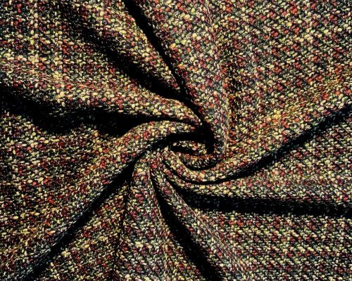 Wool tweed fabric Variegated