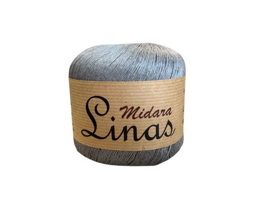 Linen yarn 100gr Grey 930 | 600m