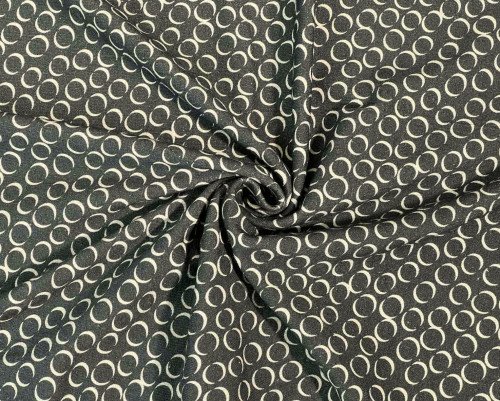 Cotton jersey Balls in dark green