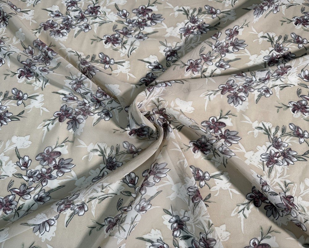 Šifonas Gėlės smėlyje - 1