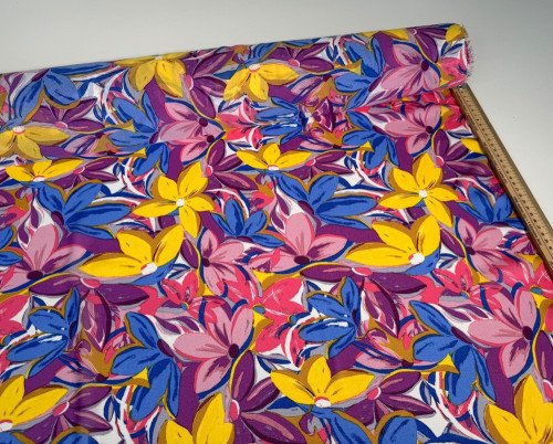 Šifonas Taškeliai rožiniame - 1