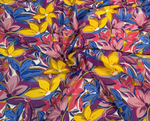 Šifonas Taškeliai rožiniame - 1