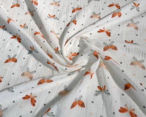 Muslinas Rusvi drugeliai - 1