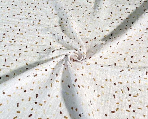 Muslinas Figūros baltame - 1