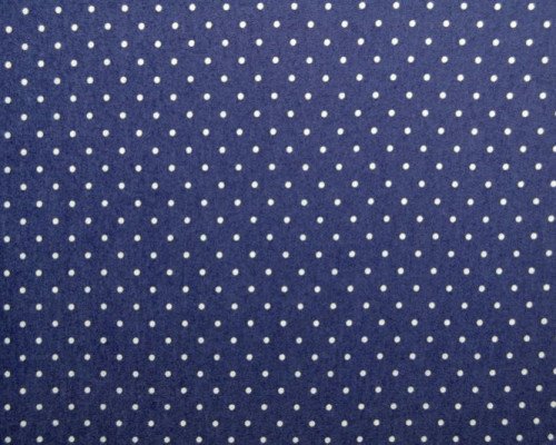 Thin denim White polka dots in dark blue