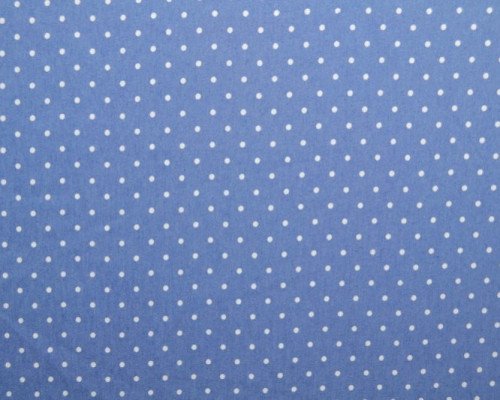 Thin denim White polka dots in light blue