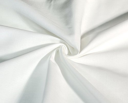 Plonas medvilninis audinys Ekru - 1