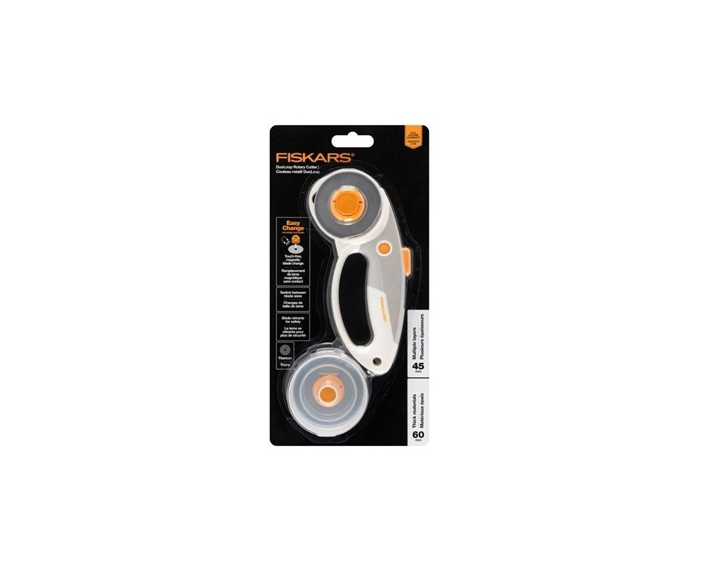 Ratukinis peilis Fiskars 60mm - 1