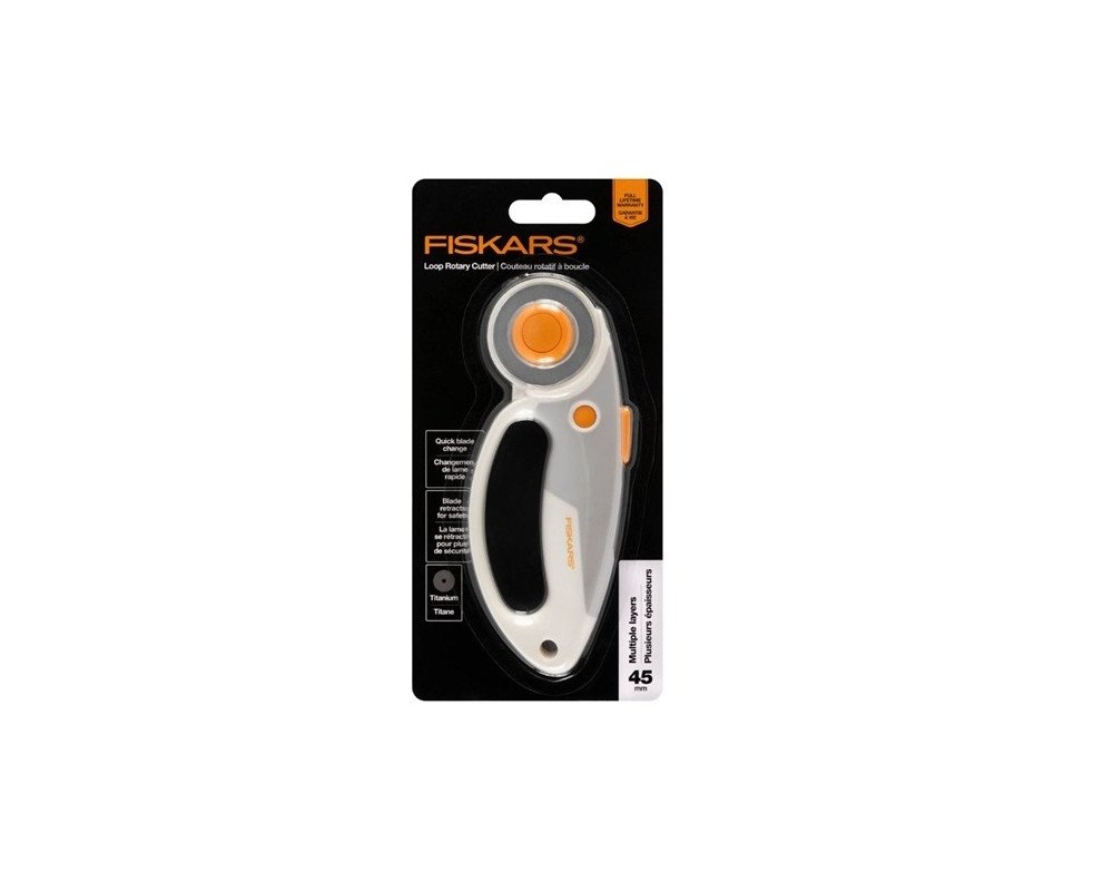 Ratukinis peilis Fiskars 45mm - 1