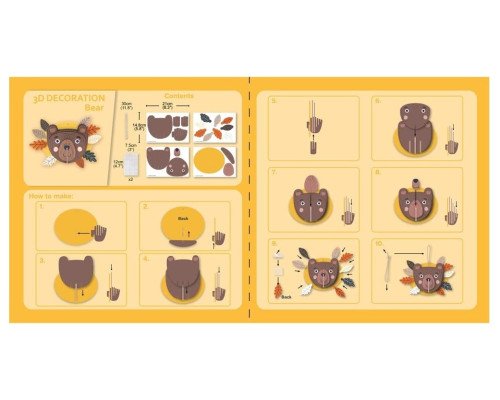 3D Kūrybinis rinkinys Meškiukas - 1