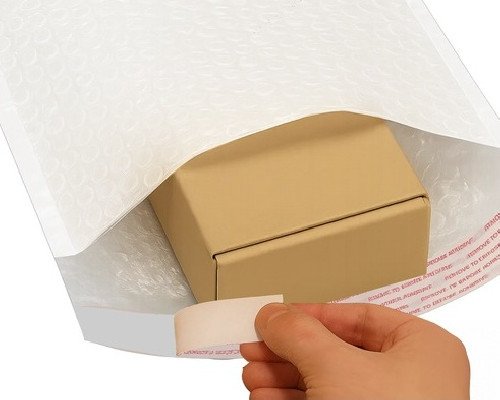 Pakavimo vokai siuntimui 50x60mm Balta - 1