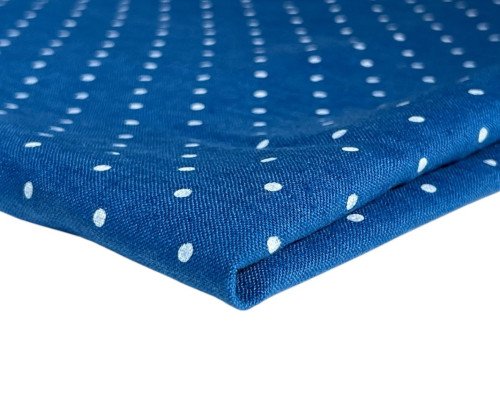 Minkštintas linas Rugiagėlė su taškeliais - 1