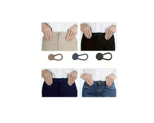 Plastic extension - waist fastener 6pcs.