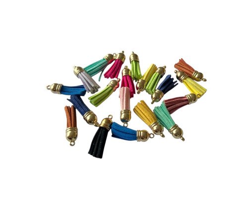 Dirbtinės odos kutai 35mm Spalvoti - 1