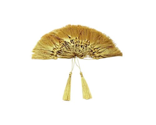 Šilkiniai kutai 130mm Auksinė 50vnt. - 1