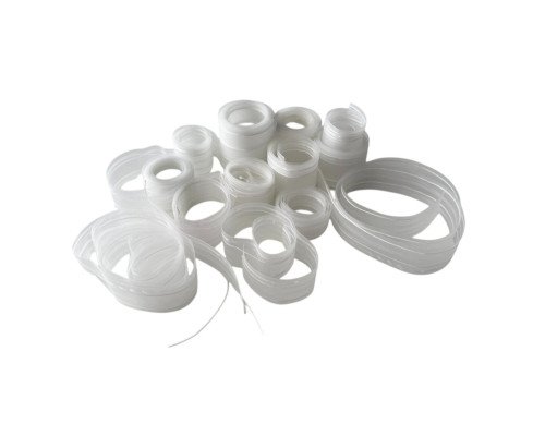 Skaidrių užuolaidų juostelių likučių rinkinys Nr. 18 - 1