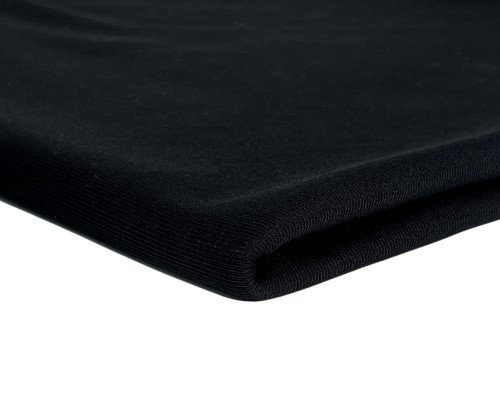 Trisiūlis kilpinis trikotažas Juodas - 1