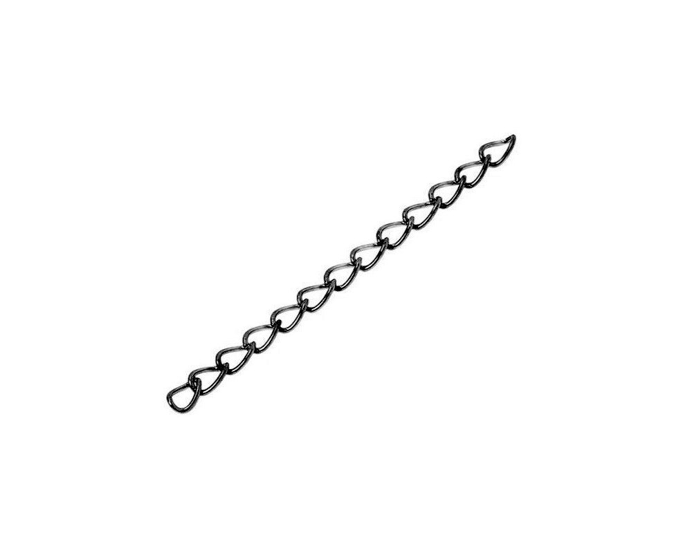 Grandinėlė 5cm Tamsinto nikelio 100vnt - 1
