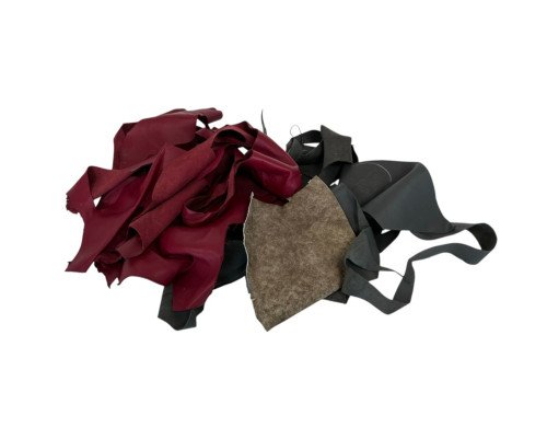 Natūralios odos atraižų rinkinys Nr.43 | 0,202kg. - 1