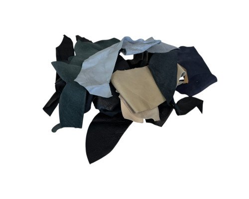 Natūralios odos atraižų rinkinys Nr.47 | 0,322kg. - 1