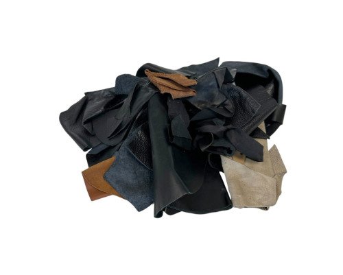 Natūralios odos atraižų rinkinys Nr.48 | 0,522kg. - 1