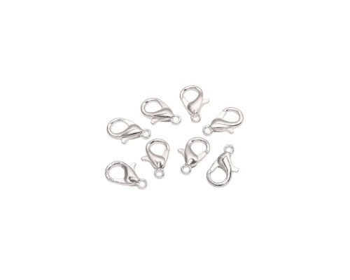 Užsegimas - užbaigimo detalė 10 x 5mm Sidabrinė - 1