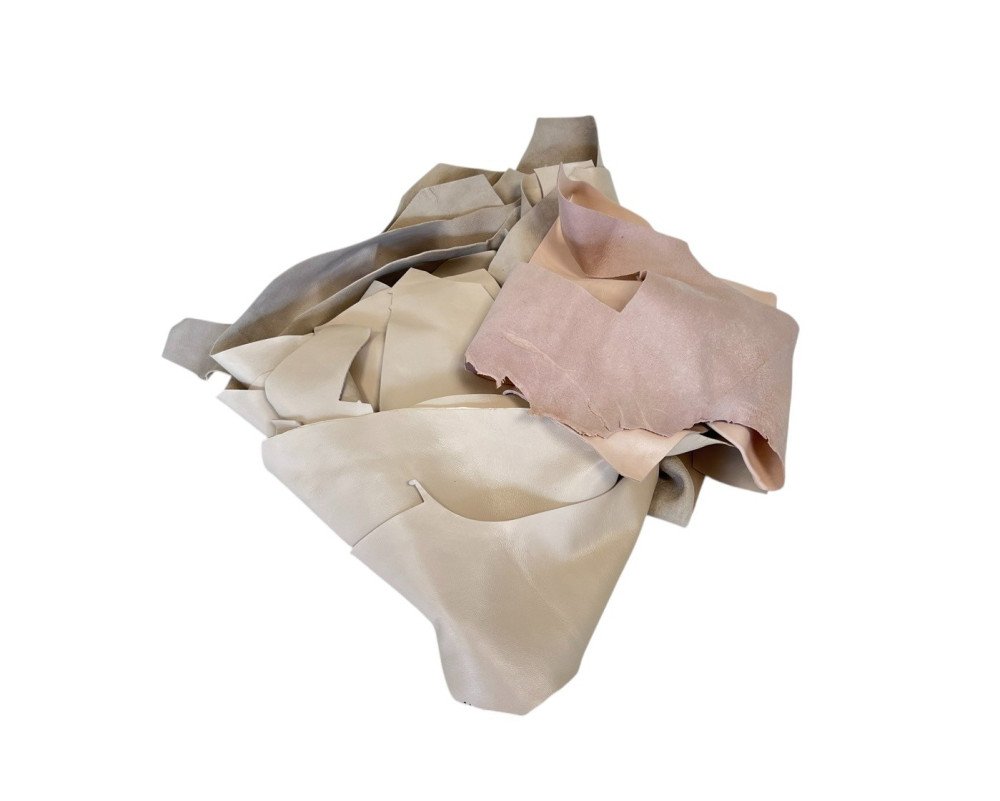 Natūralios odos atraižų rinkinys Nr.53| 0,536kg. - 1