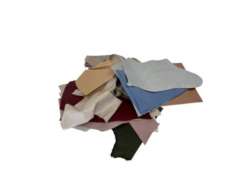 Natūralios odos atraižų rinkinys Nr.57| 0,362kg. - 1